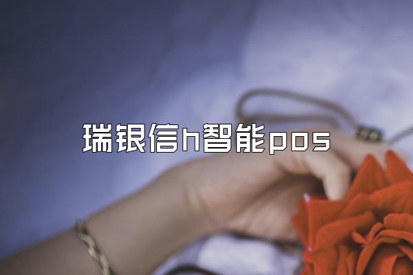 瑞银信h智能pos